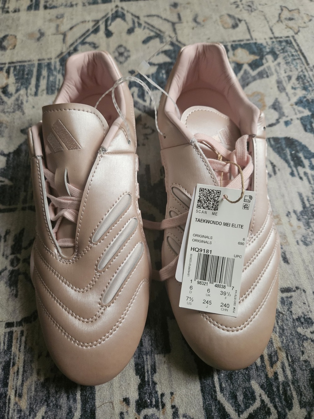 adidas Taekwondo Mei Elite Athletic Shoes - Light Pink